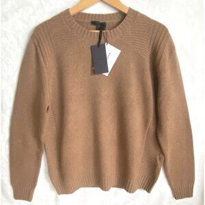 NWT size 2XL Belstaff XXL mens Lanson crewneck sepia sweater NWT virgin wool/cas